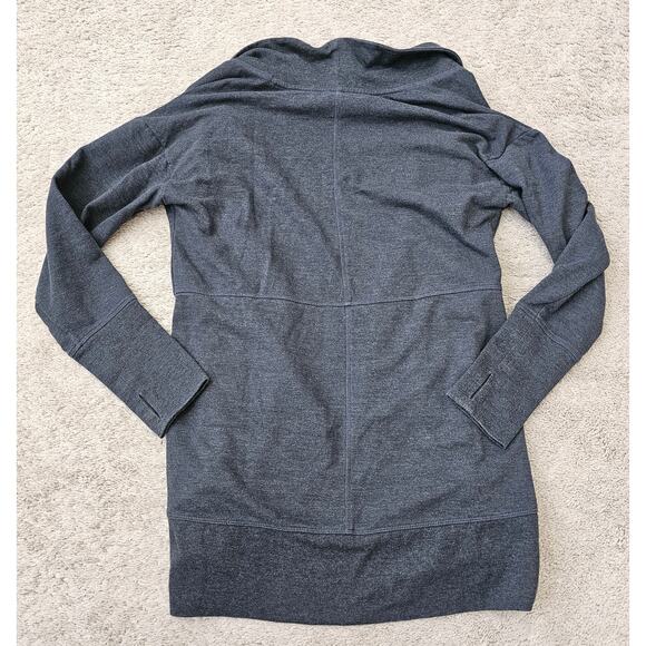 Eddie Bauer open front cardigan sweater gray size small - Picture 2 of 8